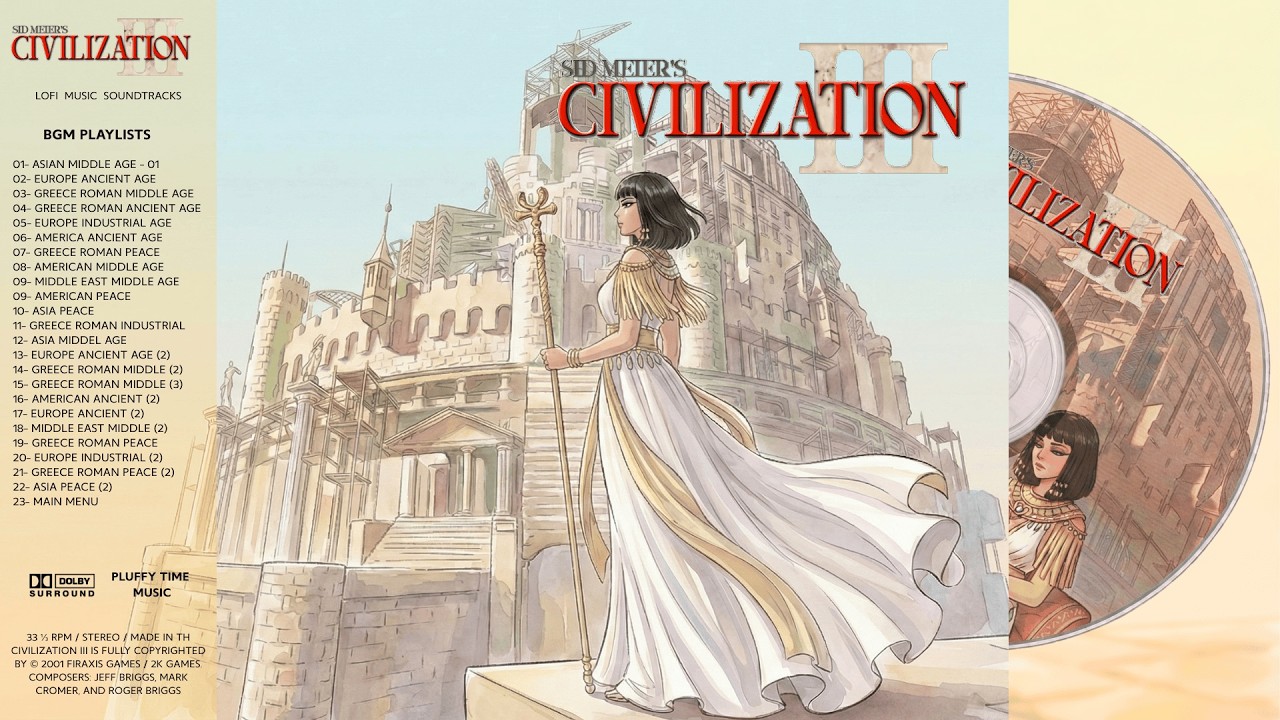 Civilization III : Lofi | Ancient-Medieval Style Relax Music Collection