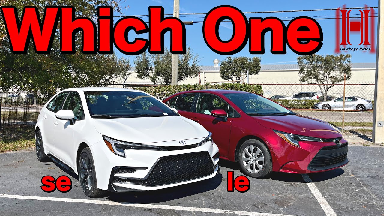 Toyota Corolla Le 2024 года против Toyota Corolla Se: что лучше? Полные характеристики и тест-драйв