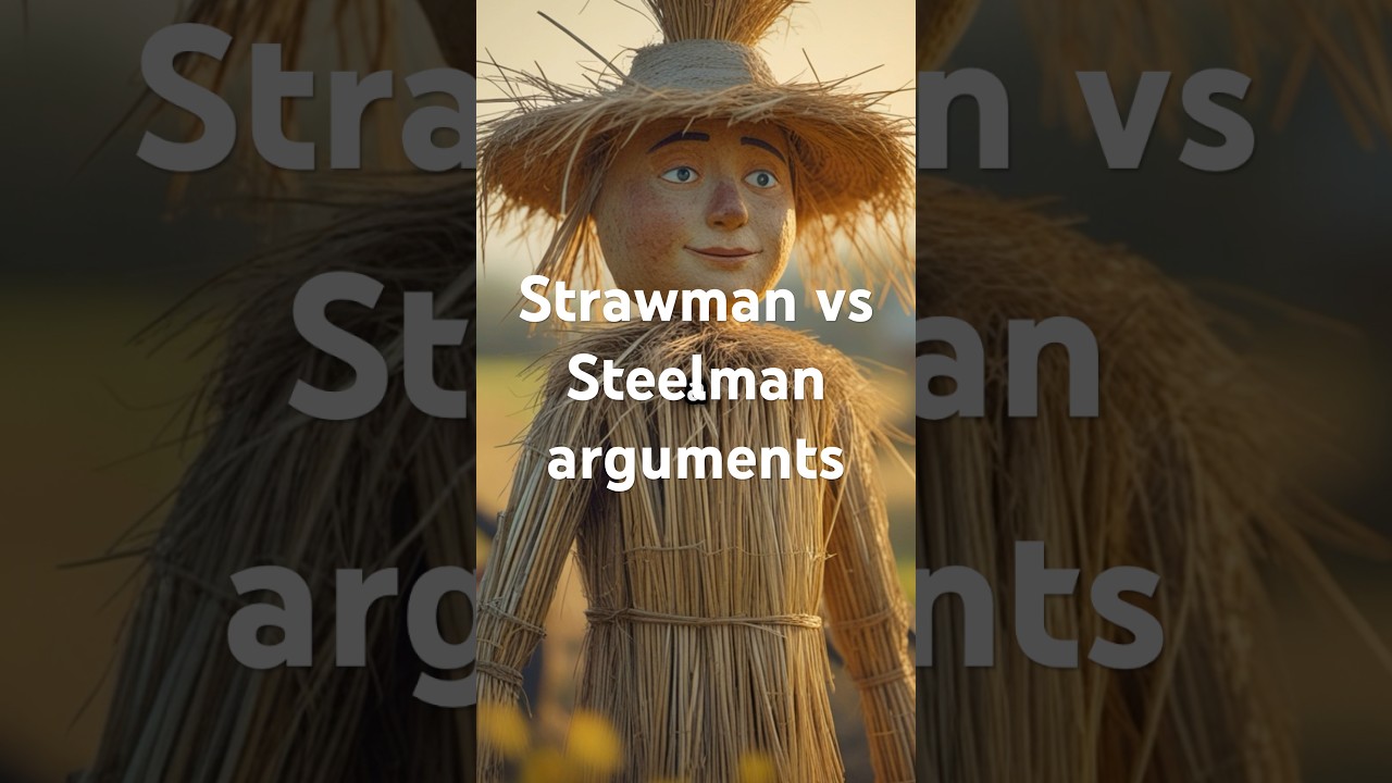 #strawman #fallacy #steelman #argument #philosophy #logic #reason #fallacies #rational #god #viral