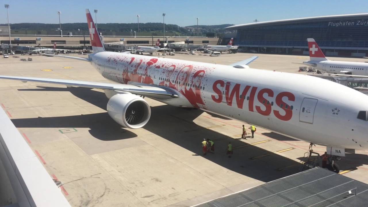 Swiss B777 engine shutdown