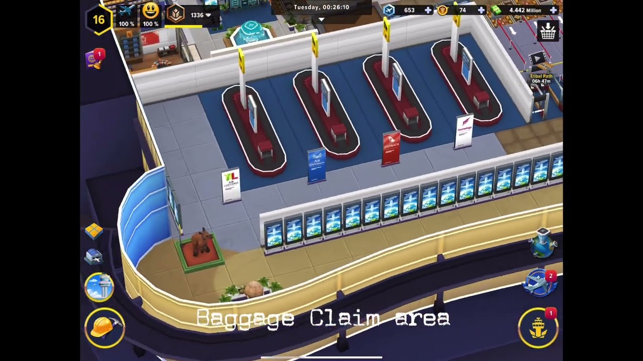 Level 16 Fargo Terminal Walkthrough, Airport Simulator: Plane City