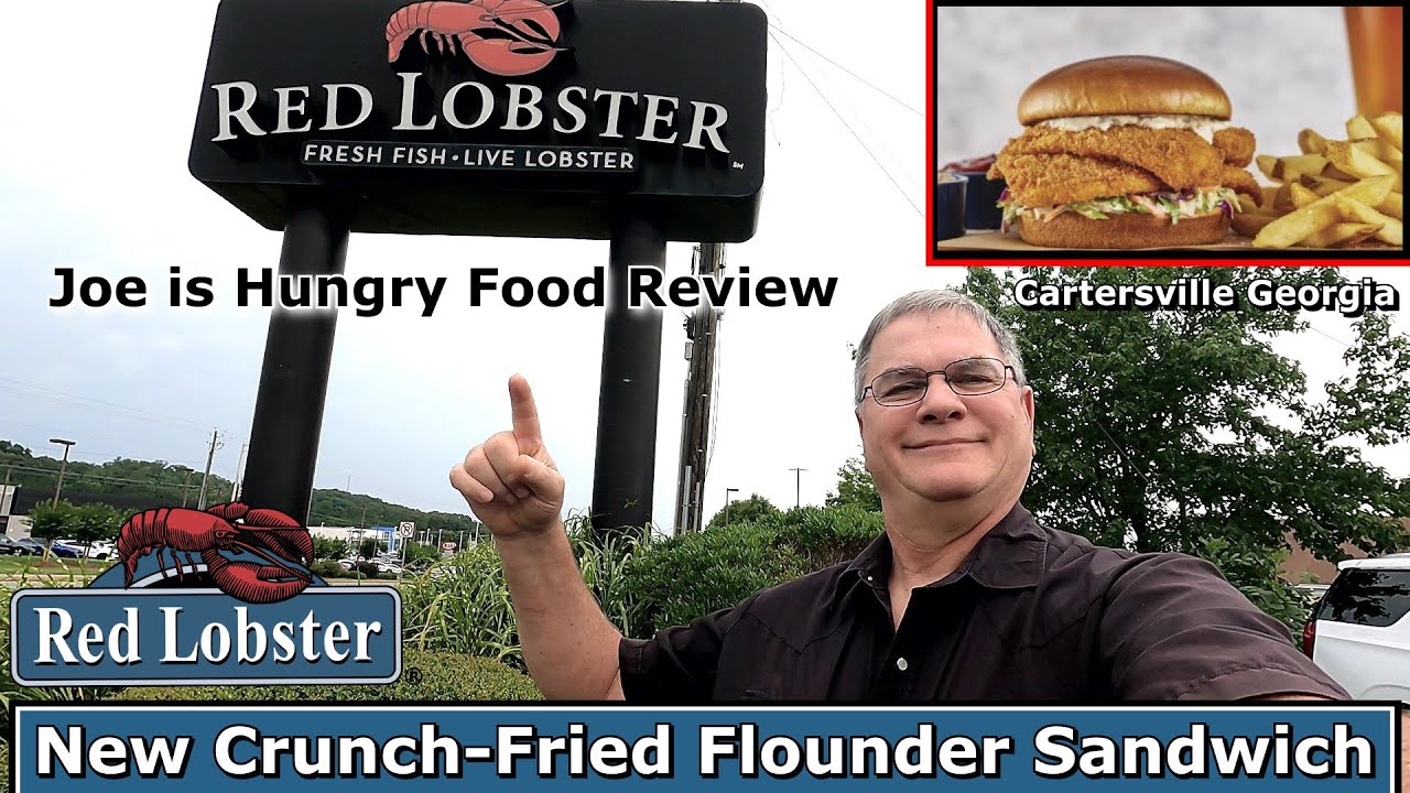 Red Lobster&reg; New Crunch-Fried Flounder Sandwich Review | Wild-caught | Joe is Hungry 🐟🐠🐡