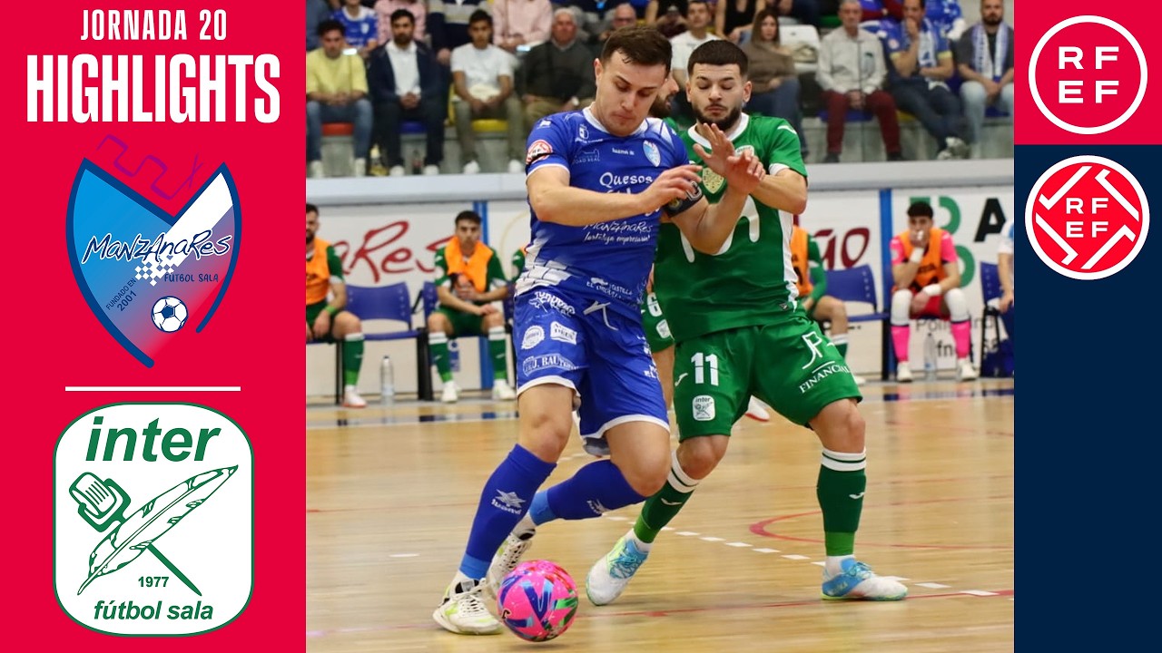Resumen #PrimeraDivisiónFS | Quesos El Hidalgo Manzanares 4-4 Movistar Inter | Jornada 20