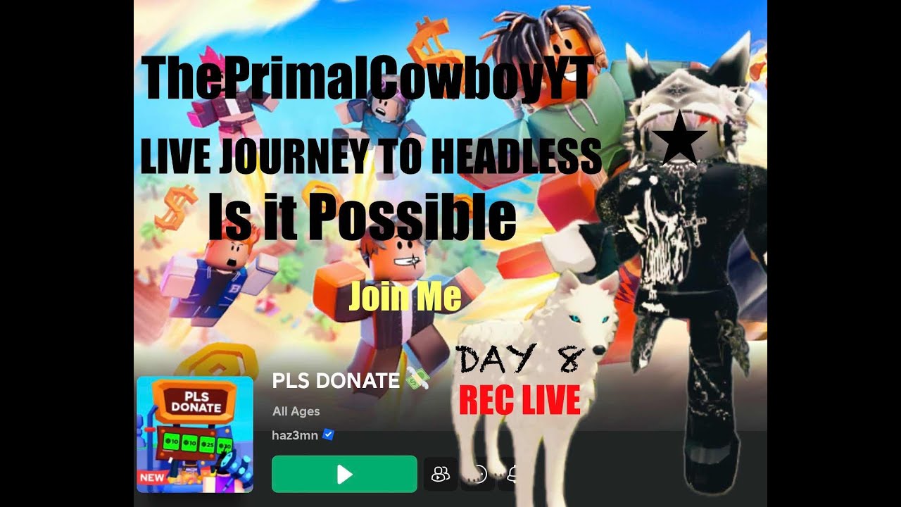 PLS Donate My live journey to headless #headlesshorseman Day 8