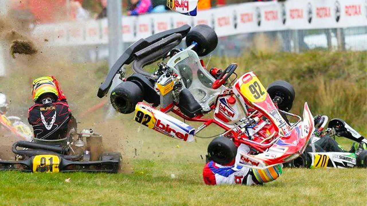 Go karts, lo que nadie enseña: Los mejores choques y rebases