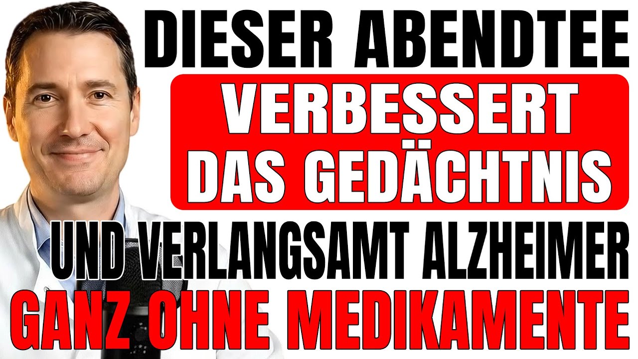 F&Uuml;R ALLE &Uuml;BER 60: DIESER ABENDTEE VERBESSERT DAS GED&Auml;CHTNIS UND VERLANGSAMT ALZHEIMER
