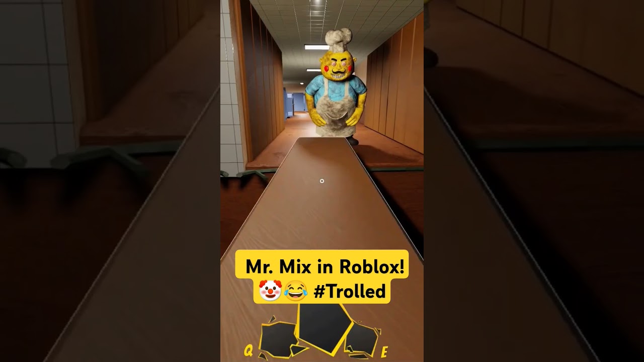 From chef to clown &ndash; Mr. Mix in Roblox! 🤡😂 #Trolled #roblox #wilddoggaming #mrmix