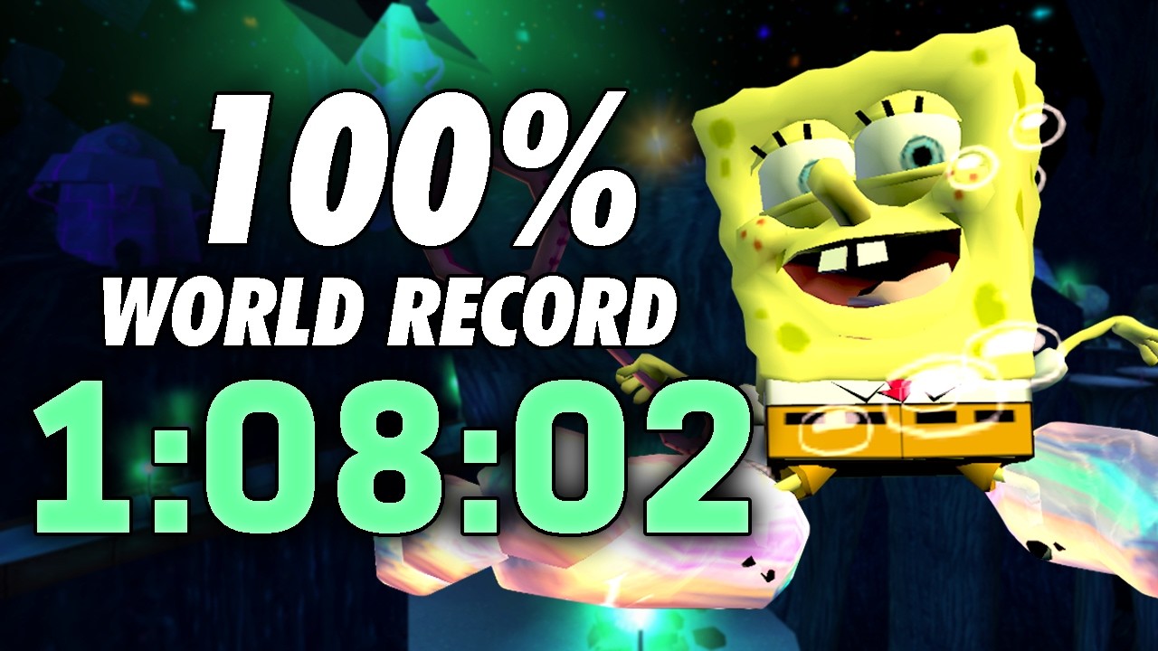 100% World Record 1:08:02 - SpongeBob SquarePants: Battle for Bikini Bottom Speedrun