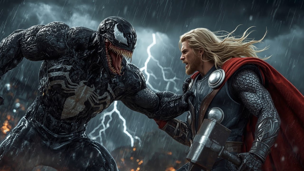 Thor VS Venom - Battle of the Titans Unleashed!