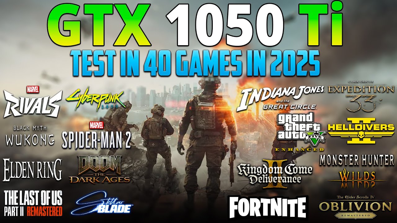 GTX 1050 Ti in 2025 &mdash; Can It Still Game? 40-Game Benchmark!
