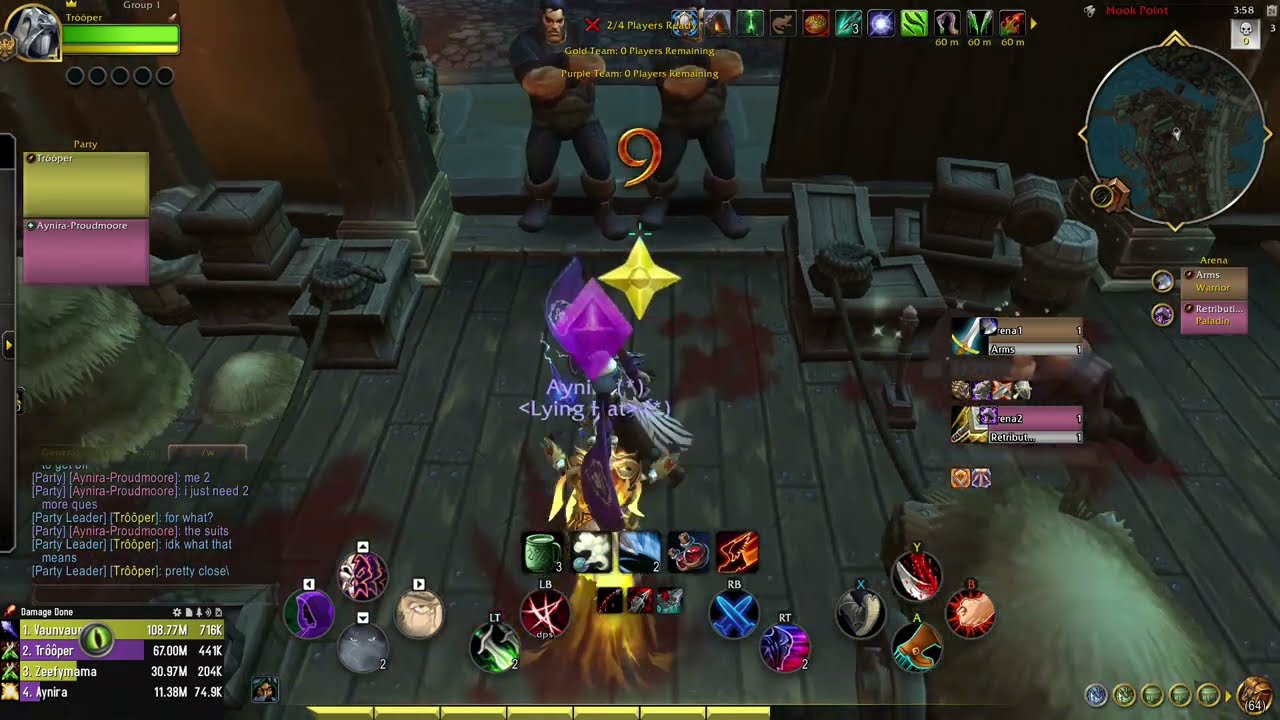 WoW PvP on Controller?! Assassination Rouge 2v2. Console Port