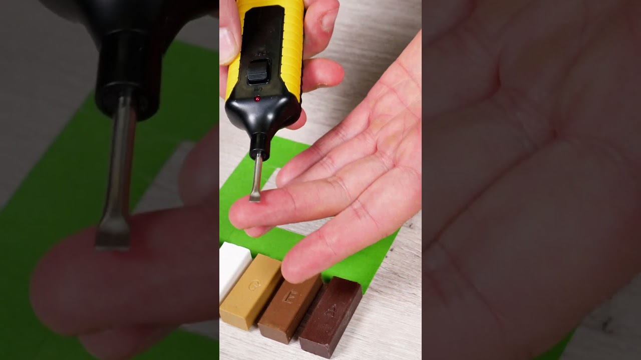 Laminat Reparatur - einfach Dellen selbst ausbessern  #laminat #reparatur