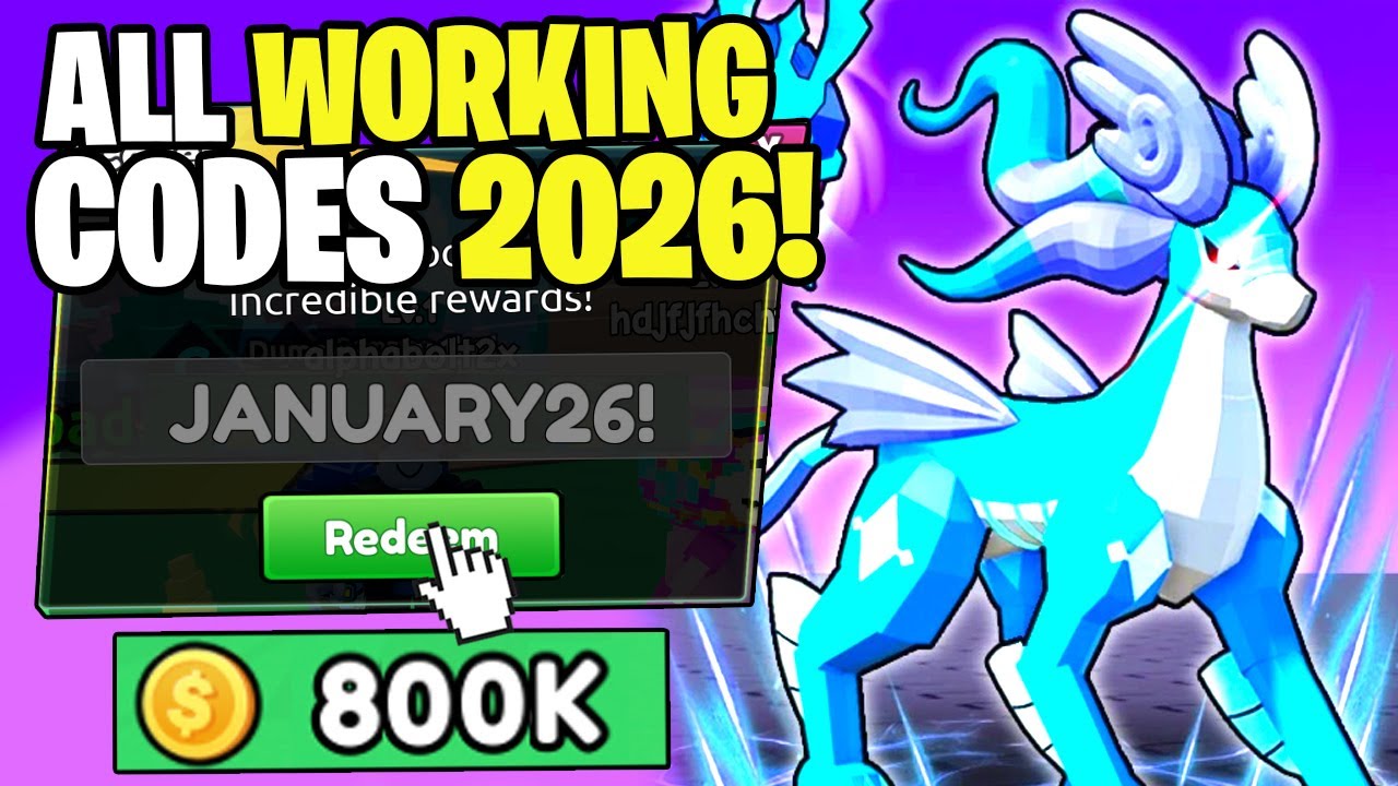 *NEW* ALL WORKING CODES FOR CATCH A MONSTER IN 2026! ROBLOX CATCH A MONSTER CODES