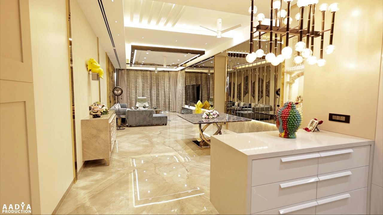 Sea Facing 4BHK Home Interior | One Avighna Park, Mumbai | AADYA PRODUCTION | SAMARTH DESIGN | 4K