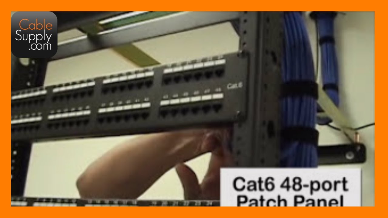 Installing Cable and Terminating a Patch Panel (Part 1 of 4)