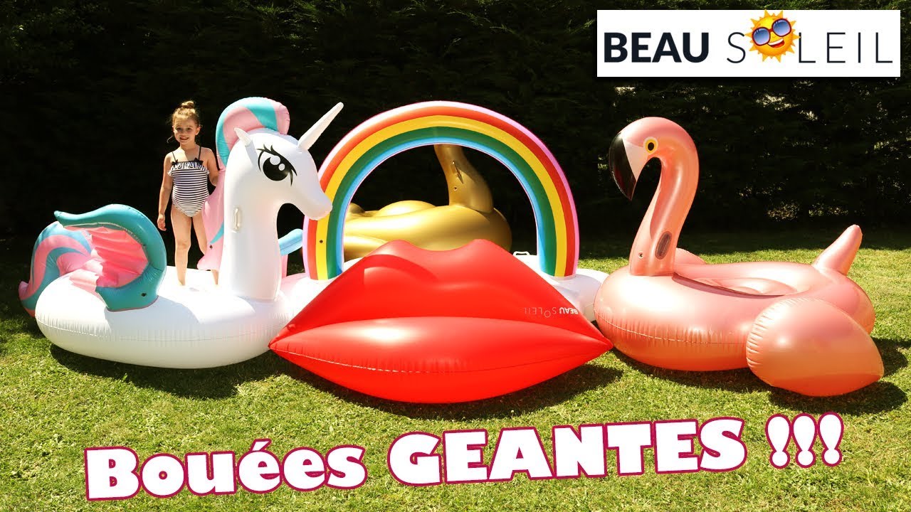Des Bouées GEANTES dans notre piscine ! Vive l'été et les vacances avec BEAUSOLEIL PARIS !