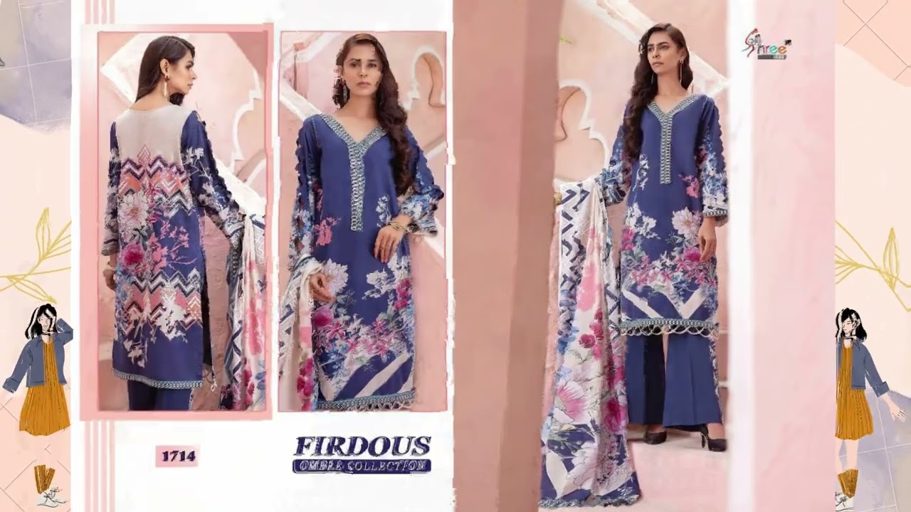 Latest Salwar Suit Designs | New Suit Designs | Ansari Cloth Stores | Clip107