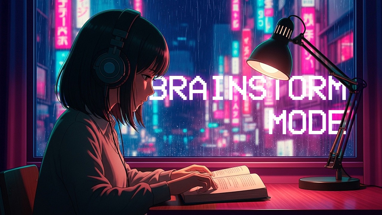 BRAINSTORM MODE 💡 Upbeat Lofi for Generating Ideas & Problem Solving
