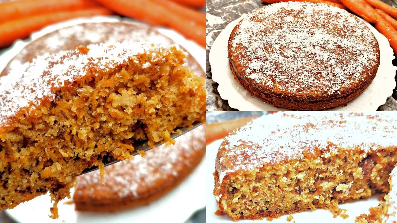 كيكة الجزر على طريقة حليمة الفيلالي 😍 @cuisinehalimafilali