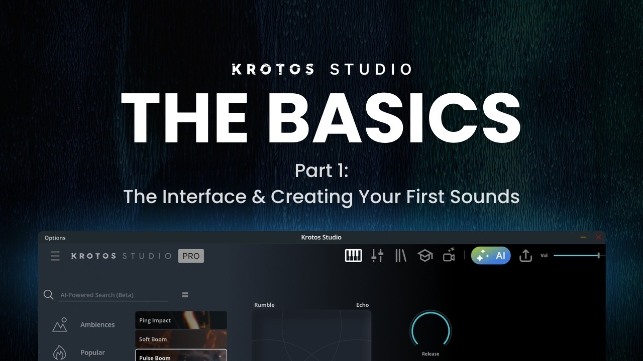 Krotos Studio The Basics: The Interface & Performing Sounds