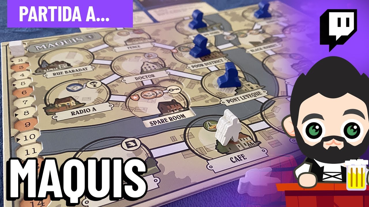Partida a Maquis Juego de Mesa en Solitario | Cómo Jugar | Camino del Héroe #56
