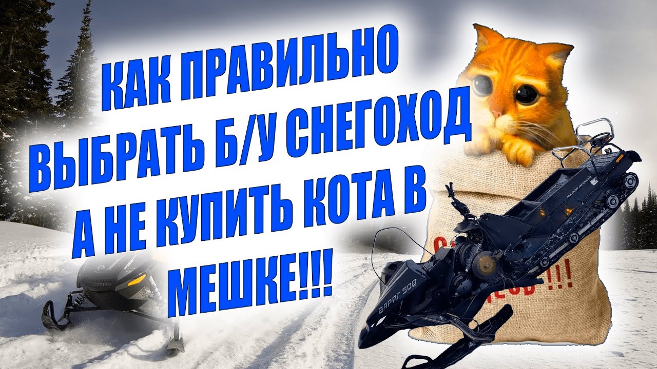 Как правильно выбрать Б.У снегоход ,и не купить КоТа в мешке ?На что обратить внимание при покупке?