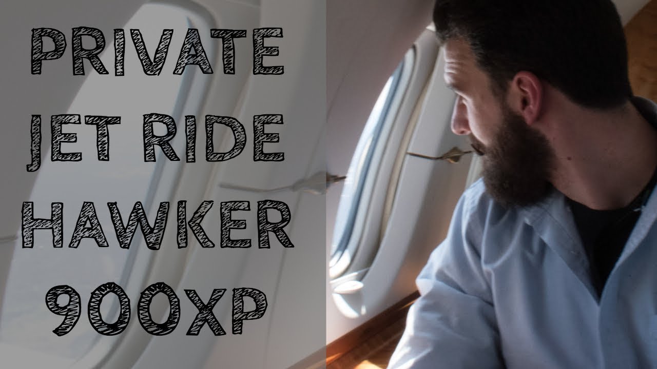 Private Jet Ride Hawker 900XP