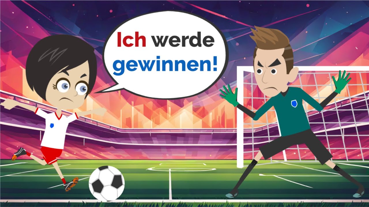 Lisa ist bei der EM und schießt ein TOR! | Deutsch lernen