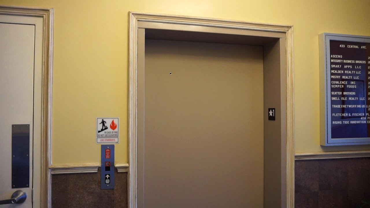ThyssenKrupp Impulse hydraulic elevator @ 433 Central Avenue, Saint Petersburg, Florida