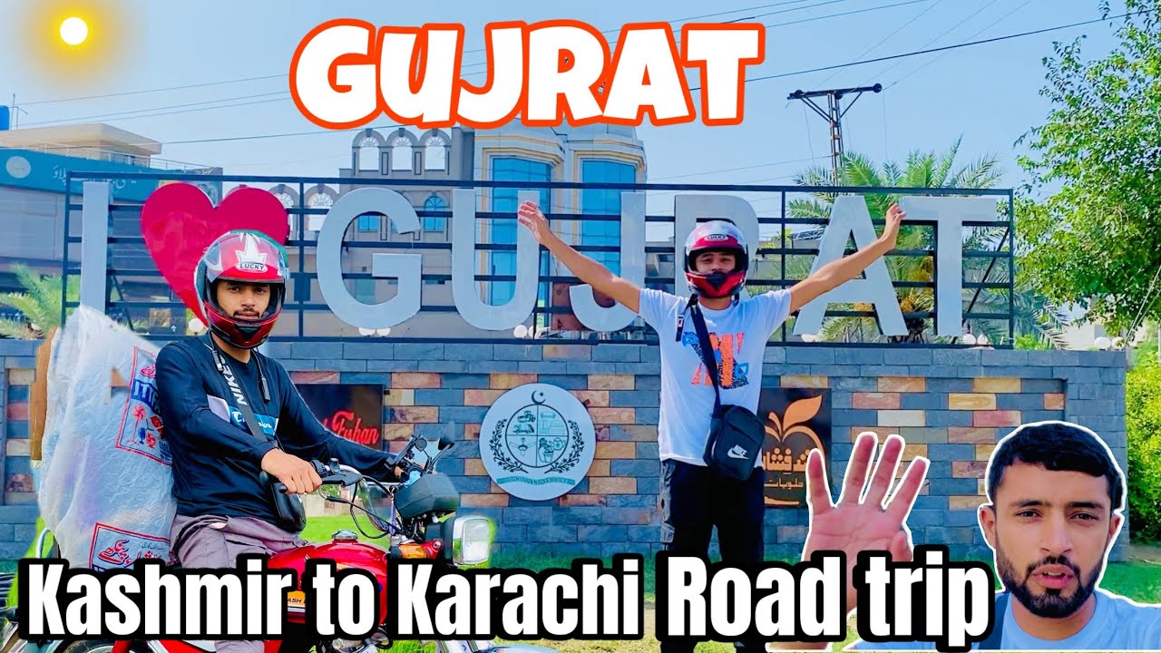 1 day in Gujrat | Kashmir to Karachi solo bike road trip