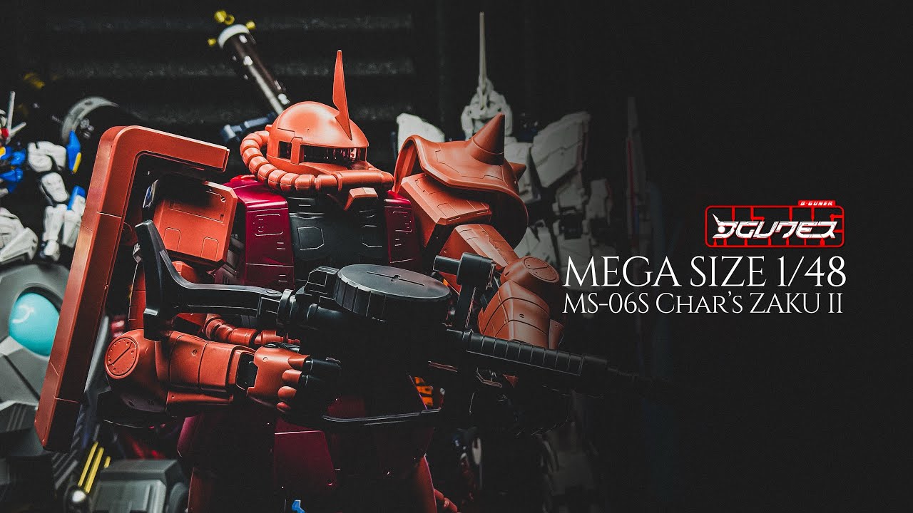 MEGA SIZE 1/48 Char’s ZAKU II | Full Build | BGuner