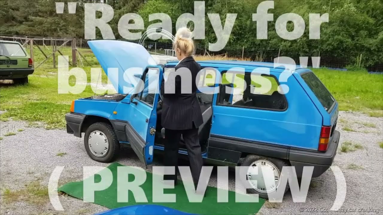 "Ready for business?" pedal pumping / car cranking