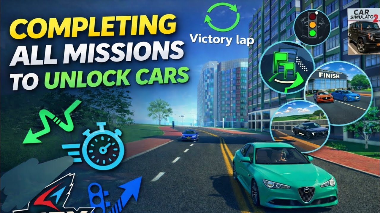HOW TO UNLOCK ALL CARS IN CAR SIMULATOR 2 | MISSIONS, RACES & FAST PROGRESS DARE DAVIL,NIGHT DRIVING