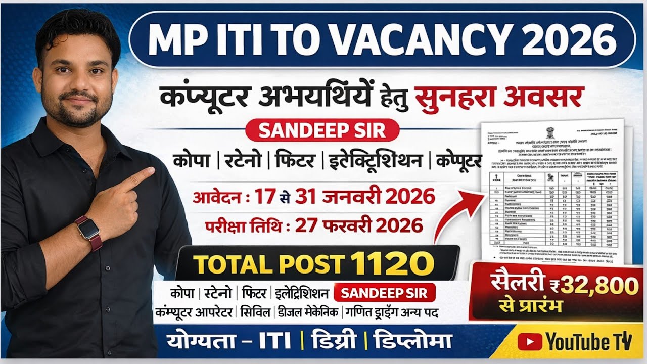 MP ITI TO VACANCY 2025| ITI TO NOTIFICATION 2026 | MP ITI TO COPA SYLLABUS 2025 | MP ITI TO RULEBOOK