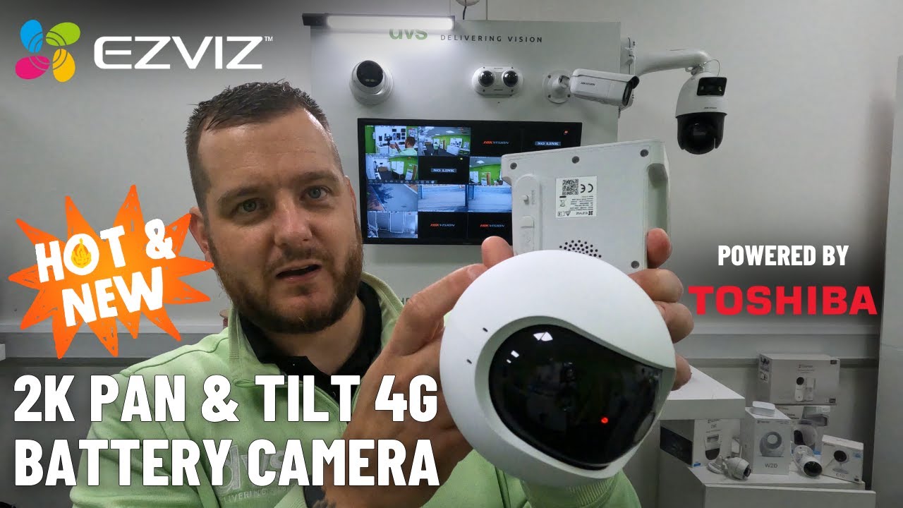 EZVIZ 2K Pan & Tilt 4G Battery Camera - BRAND NEW [360° Coverage]