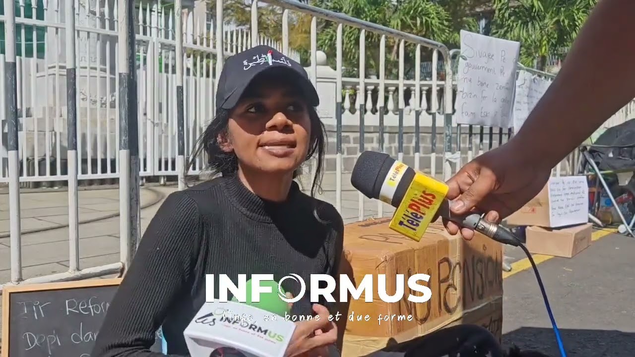 Pension : Malina entame un sit-in en face de la Government House