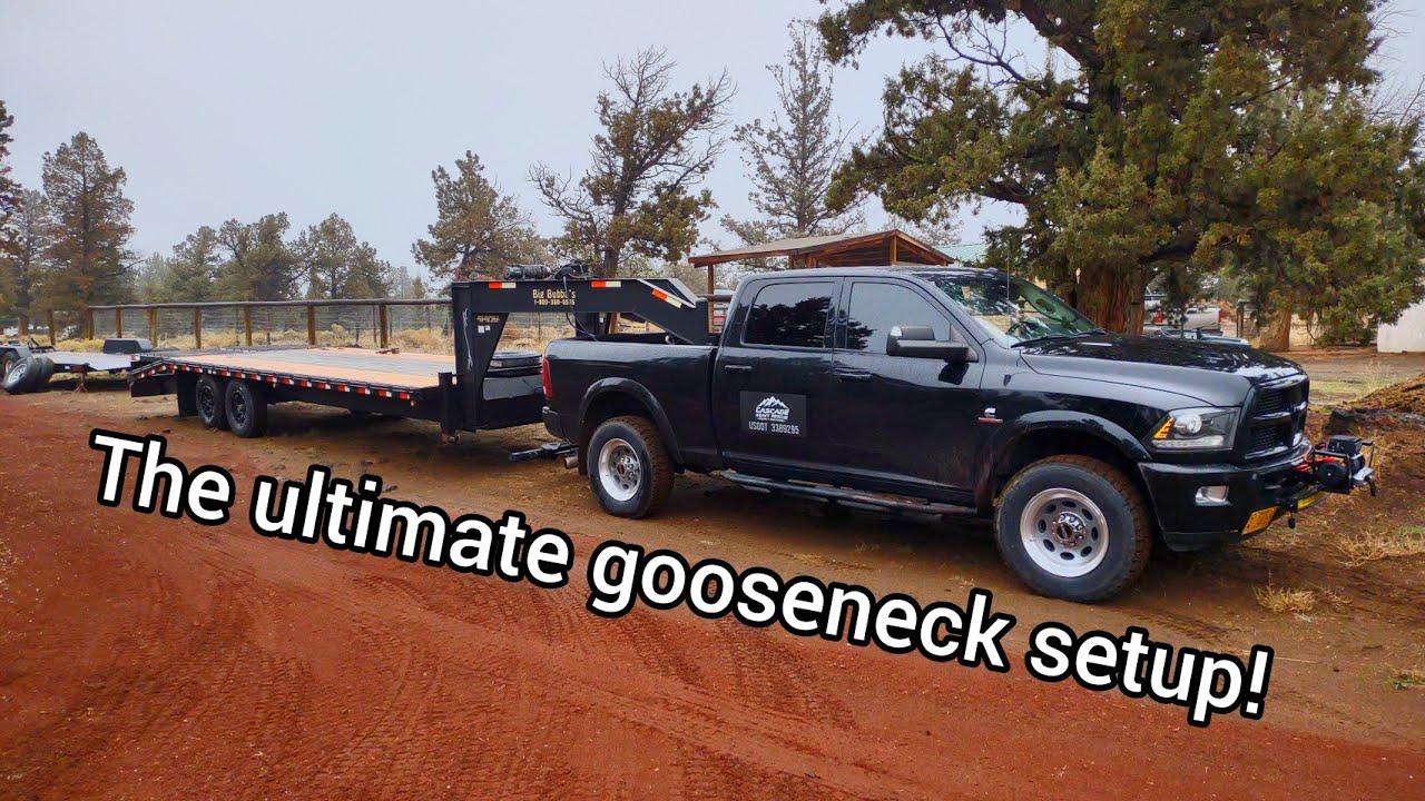 Mounting a winch on a gooseneck trailer!