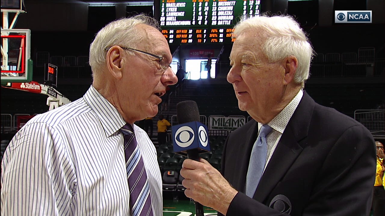 Jim Boeheim & Bill Raftery at Miami