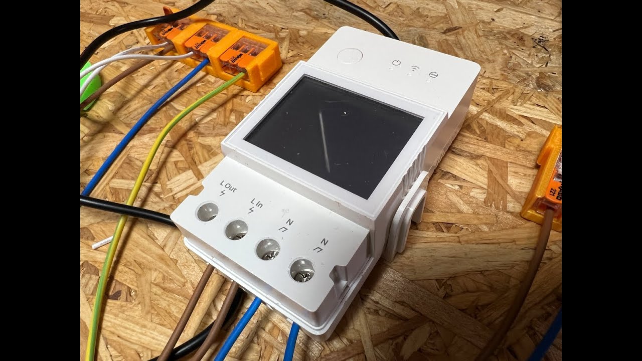 Installation eines SONOFF THR316D Elite 16A Smart Schalter mit Temperatur Überwachung