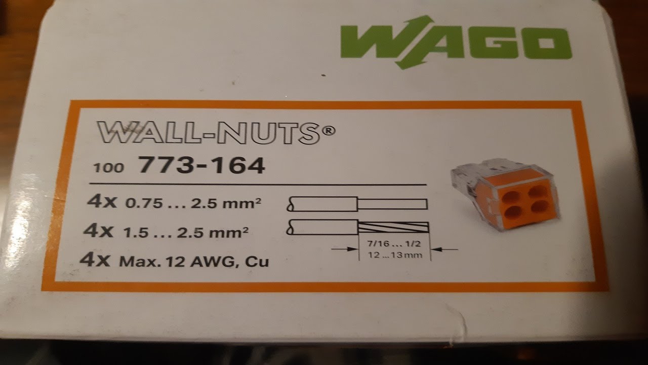 Wago Wall Nuts Wire connectors
