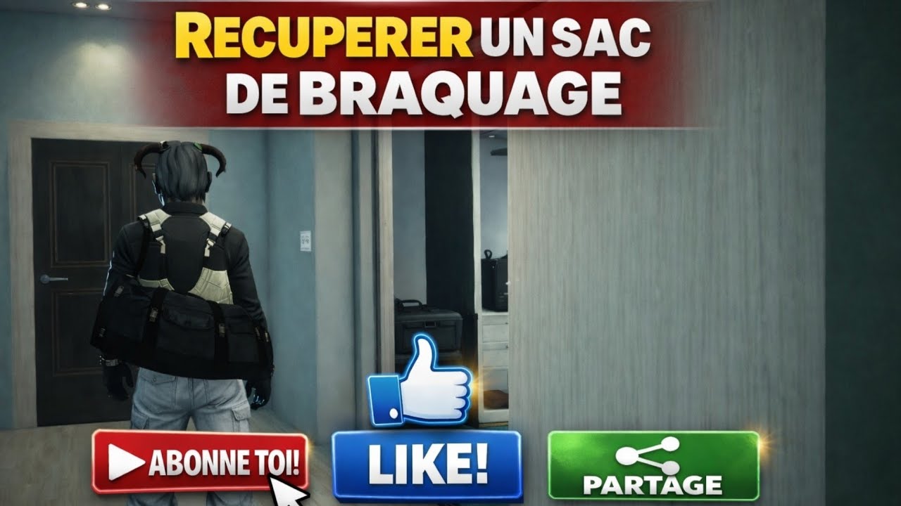 GTA Online : Comment RÉCUPÉRER le SAC de BRAQUAGE pour les TENUES (Méthode Facile 2026) #gta #gta5 