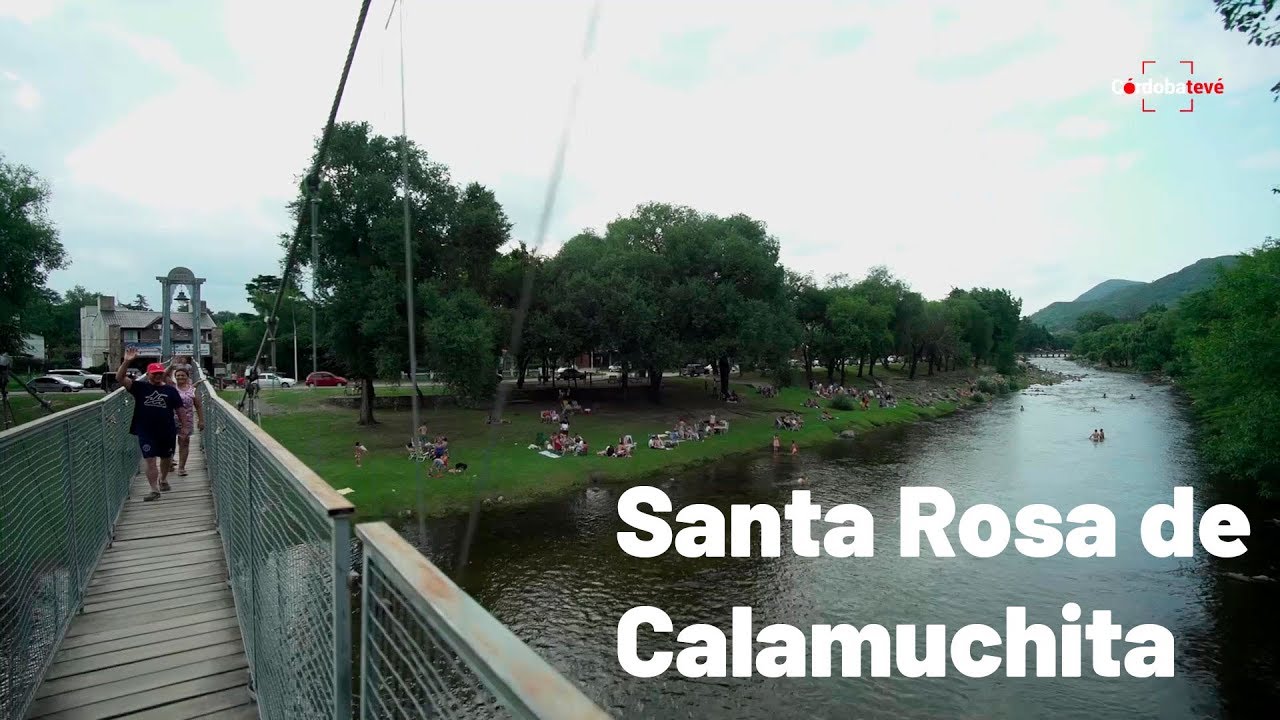 Santa Rosa de Calamuchita, recorriendo el río, el centro y la costanera ( Córdoba TeVé )