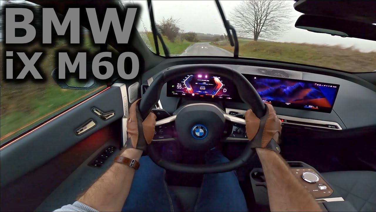 2022 BMW iX M60 | POV test drive in rain