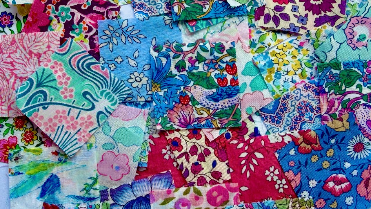 Postage Stamp Quilted Bag -  Cutting 150 little squares