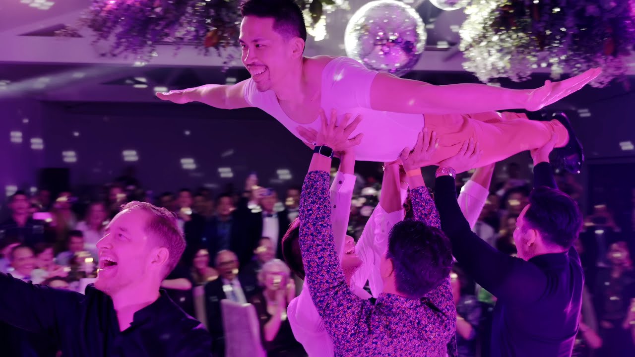 BEST Wedding First Dance EVER! RuPaul | Vogue | Dirty Dancing | Gay Wedding