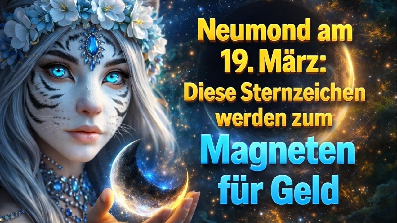 Neumond am 19. März: Diese Sternzeichen werden zum Magneten für Geld .