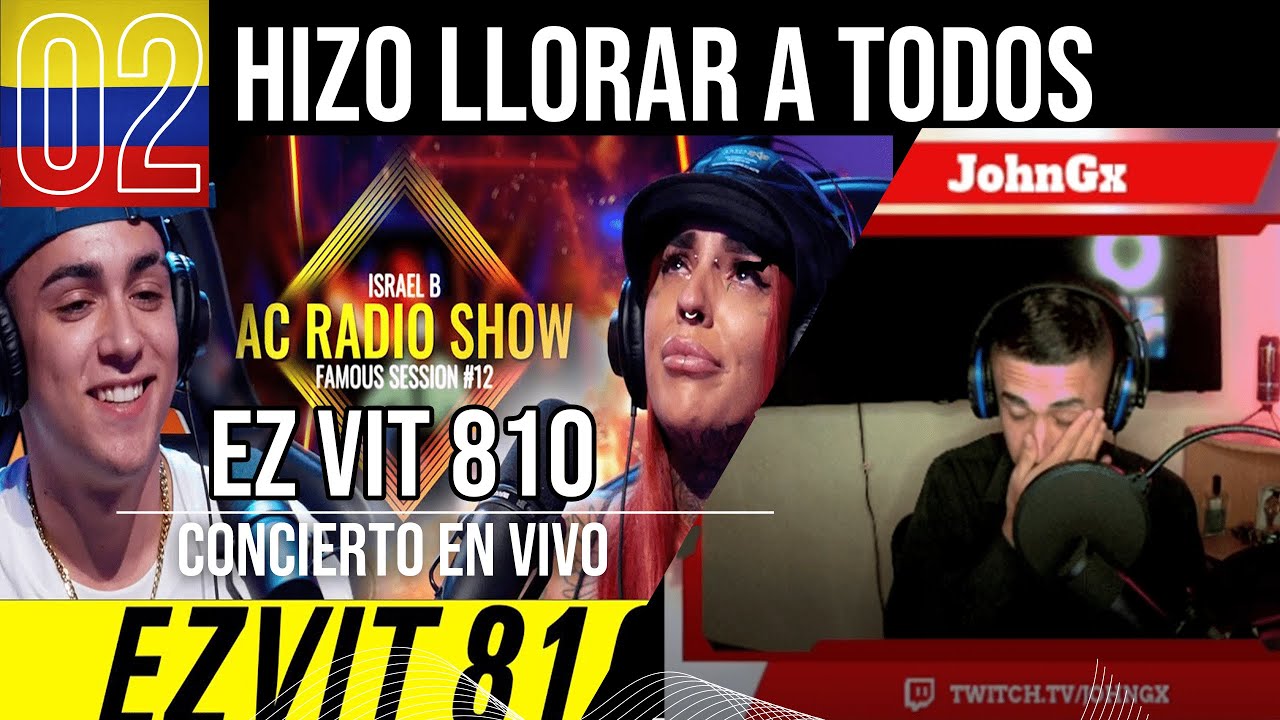 HIZO LLORAR A TODOS!  - Reacción a Ezvit810: Concierto En Vivo  | AC RADIO