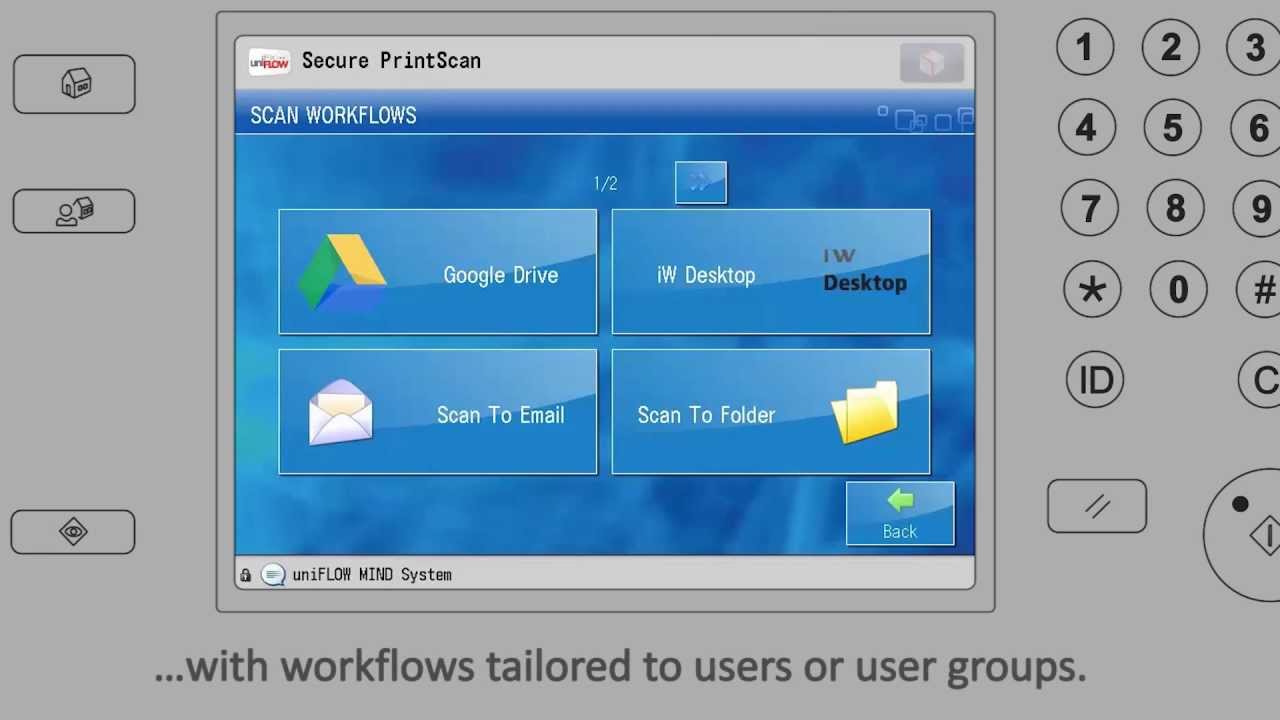 uniFLOW - Scan to iW Desktop