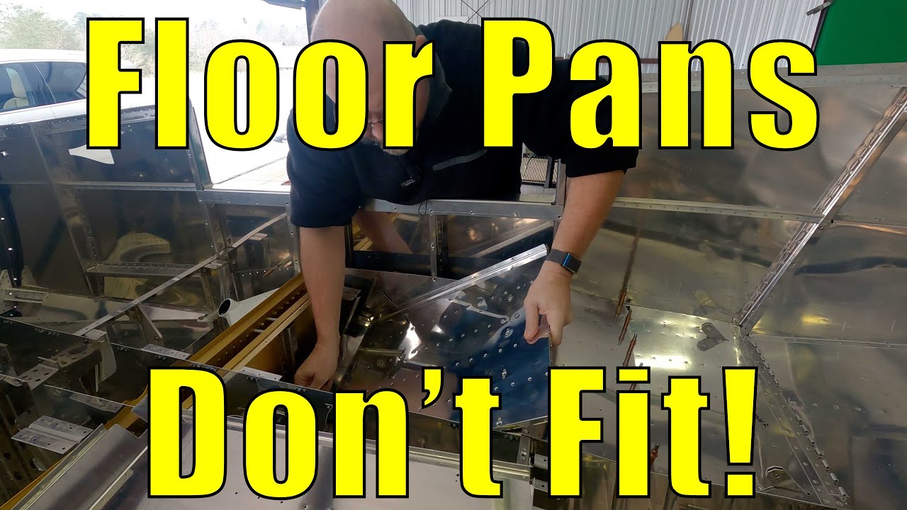 RV-10 Fuselage - 042 - Rear Floor Pans Don't Fit!
