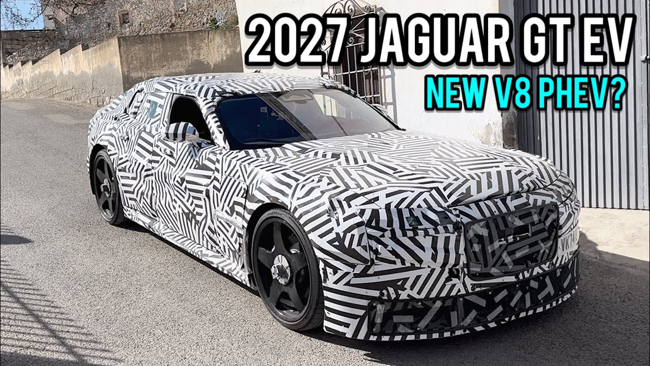 SPIED TESTING 2027 JAGUAR TYPE 00! (*+700KM WLTP*)